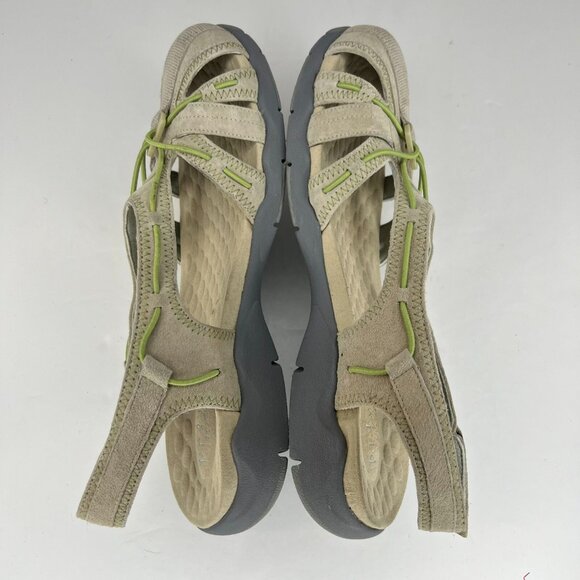 Clarks Privo Womens 77236 Beige Closed Toe Slingback Hook & Loop Size 9M Sandals - Picture 6 of 9